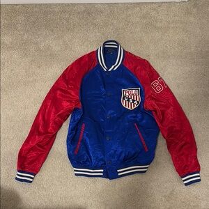 Polo by Ralph Lauren Men's Red and Blue Jacket